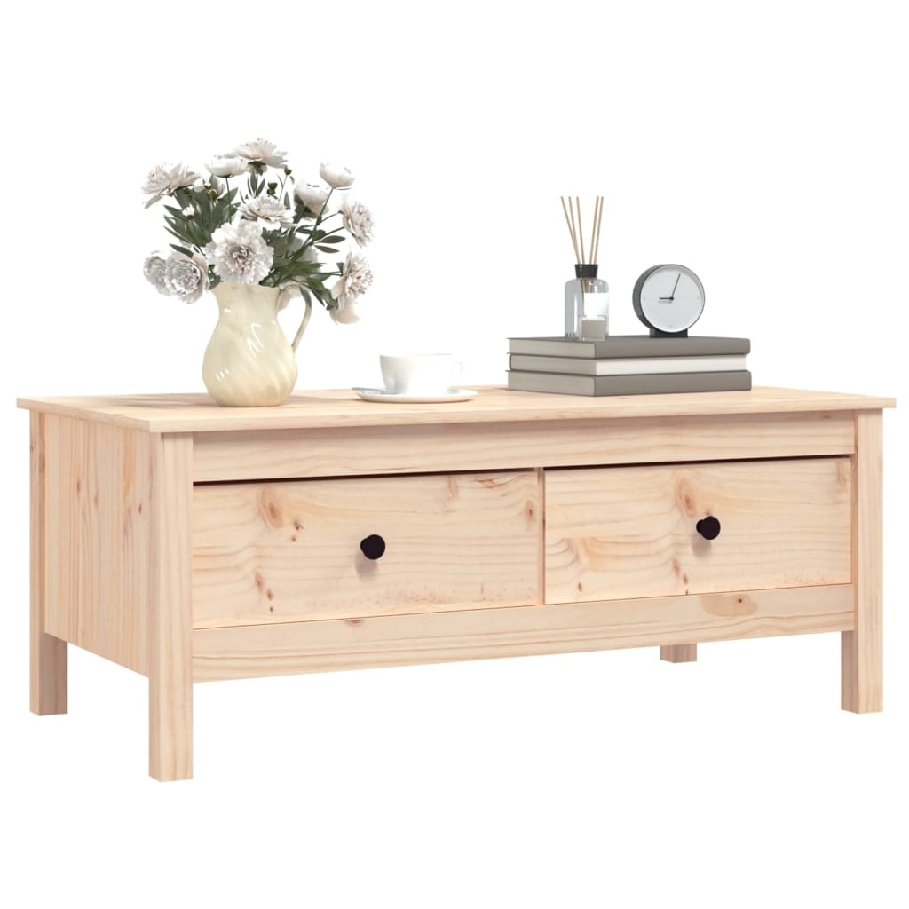 VidaXL Salontafel 100x50x40 cm massief grenenhout