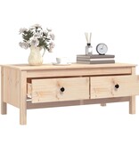 VidaXL Salontafel 100x50x40 cm massief grenenhout