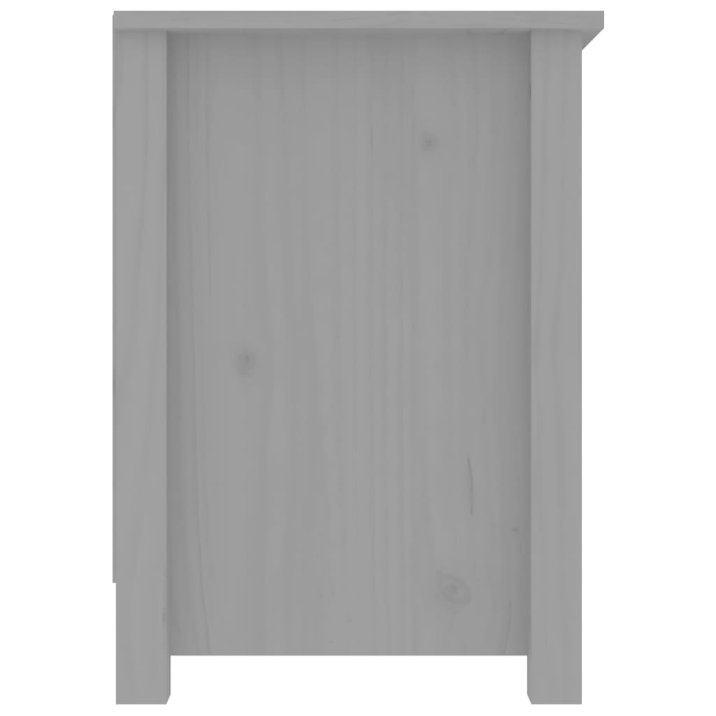 VidaXL Tv-meubel 103x36,5x52 cm massief grenenhout grijs