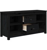 VidaXL Tv-meubel 103x36,5x52 cm massief grenenhout zwart