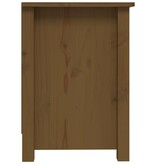 VidaXL Tv-meubel 103x36,5x52 cm massief grenenhout honingbruin