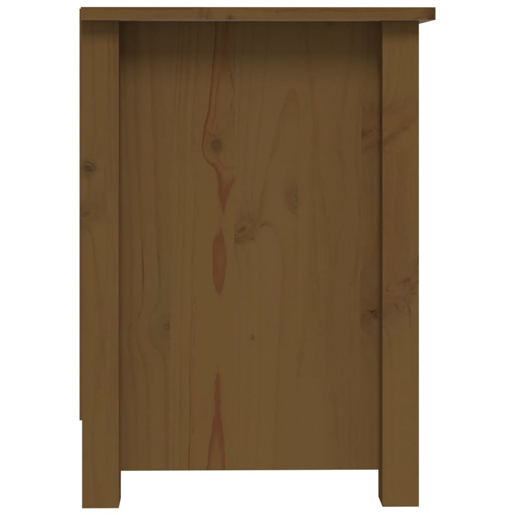 VidaXL Tv-meubel 103x36,5x52 cm massief grenenhout honingbruin