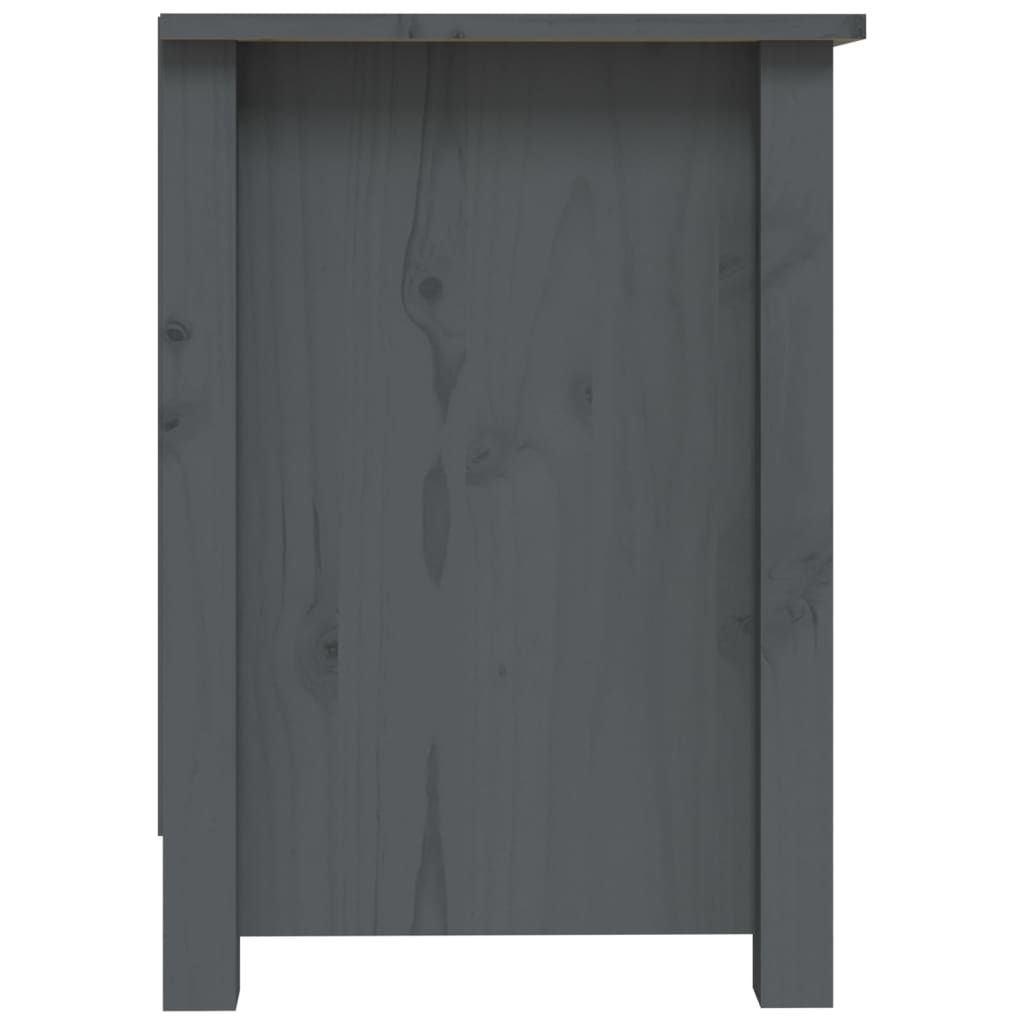 VidaXL Tv-meubel 103x36,5x52 cm massief grenenhout grijs