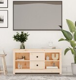 VidaXL Tv-meubel 103x36,5x52 cm massief grenenhout