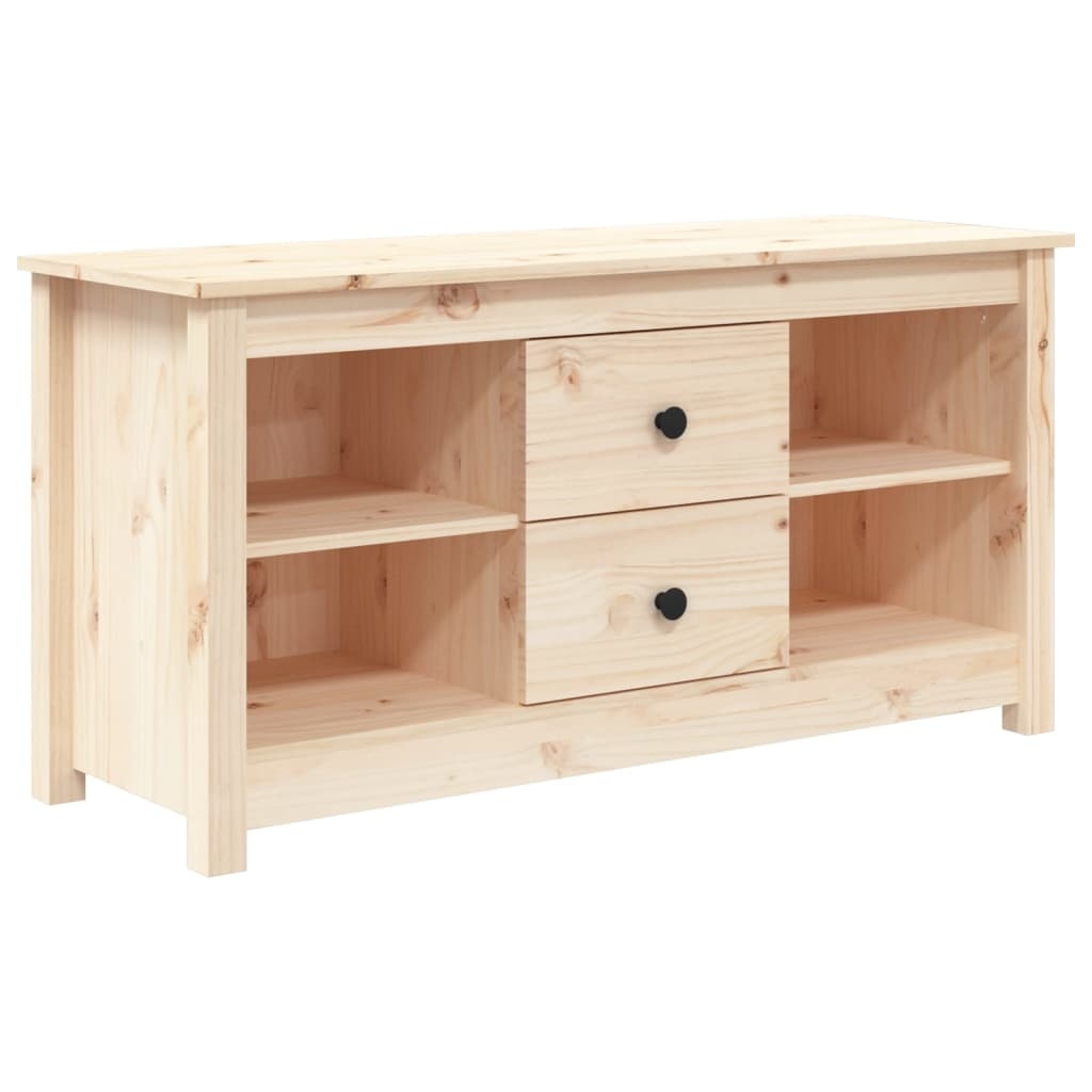 VidaXL Tv-meubel 103x36,5x52 cm massief grenenhout