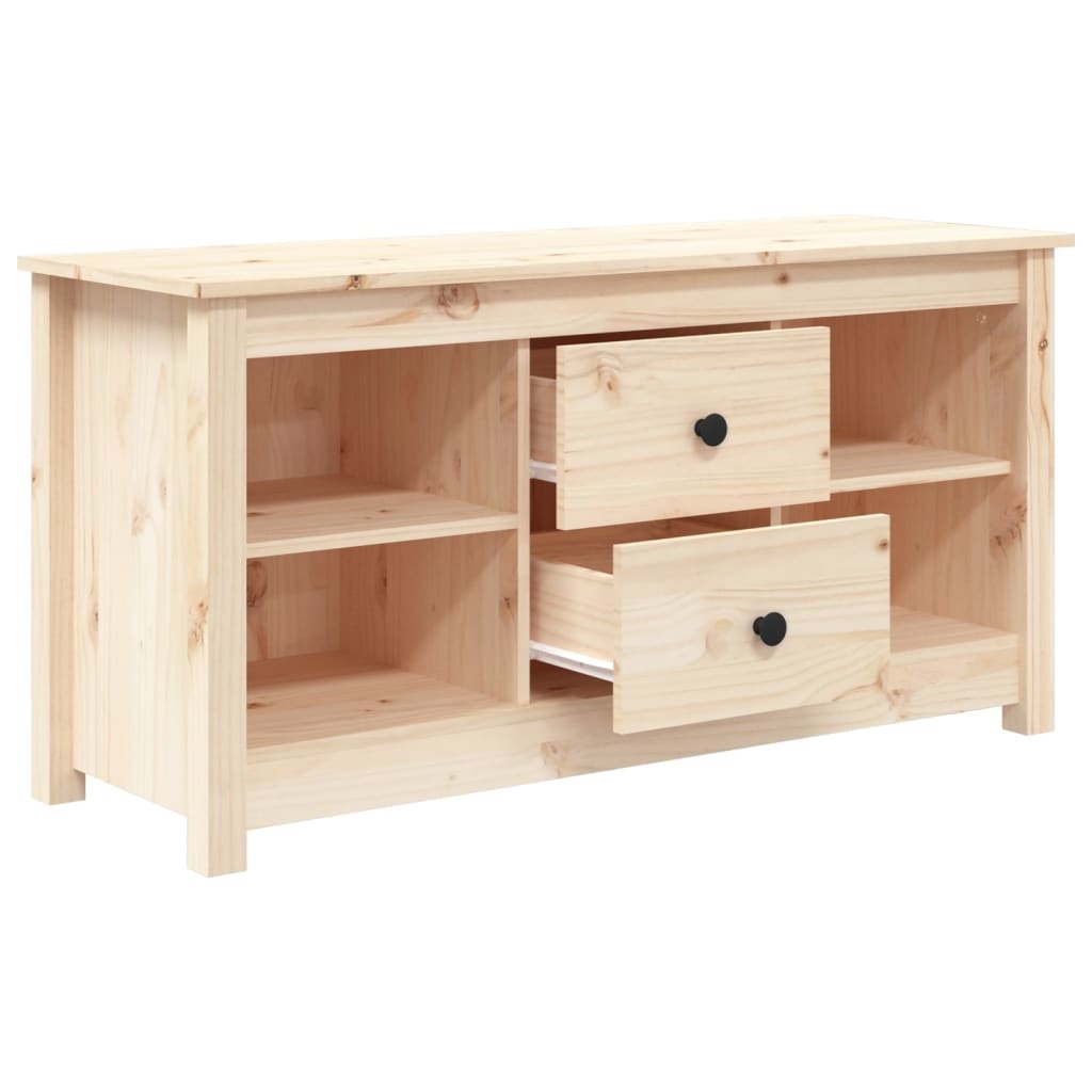 VidaXL Tv-meubel 103x36,5x52 cm massief grenenhout