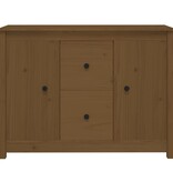 VidaXL Dressoir 100x35x74 cm massief grenenhout honingbruin
