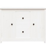 VidaXL Dressoir 100x35x74 cm massief grenenhout wit