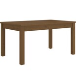 VidaXL Salontafel 80x50x40 cm massief grenenhout honingbruin