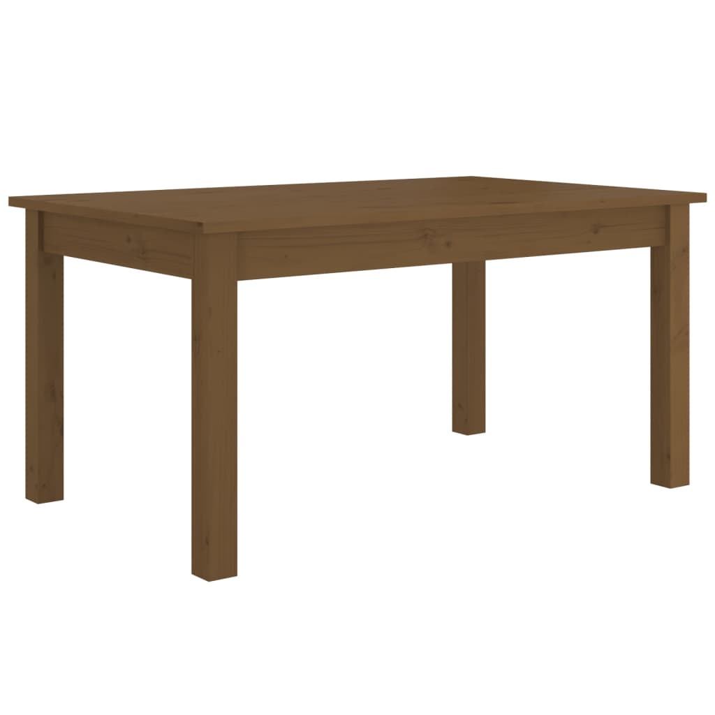 VidaXL Salontafel 80x50x40 cm massief grenenhout honingbruin