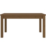 VidaXL Salontafel 80x50x40 cm massief grenenhout honingbruin