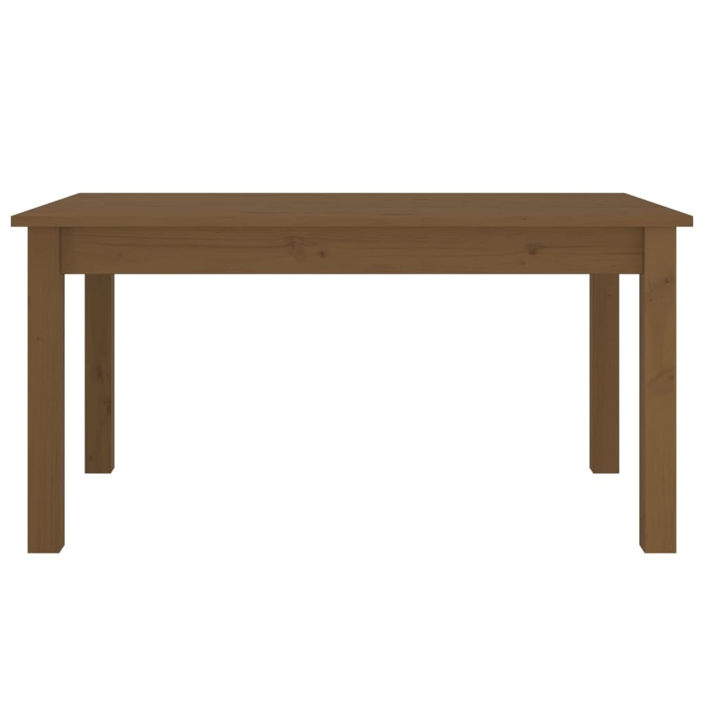 VidaXL Salontafel 80x50x40 cm massief grenenhout honingbruin
