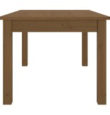 VidaXL Salontafel 80x50x40 cm massief grenenhout honingbruin