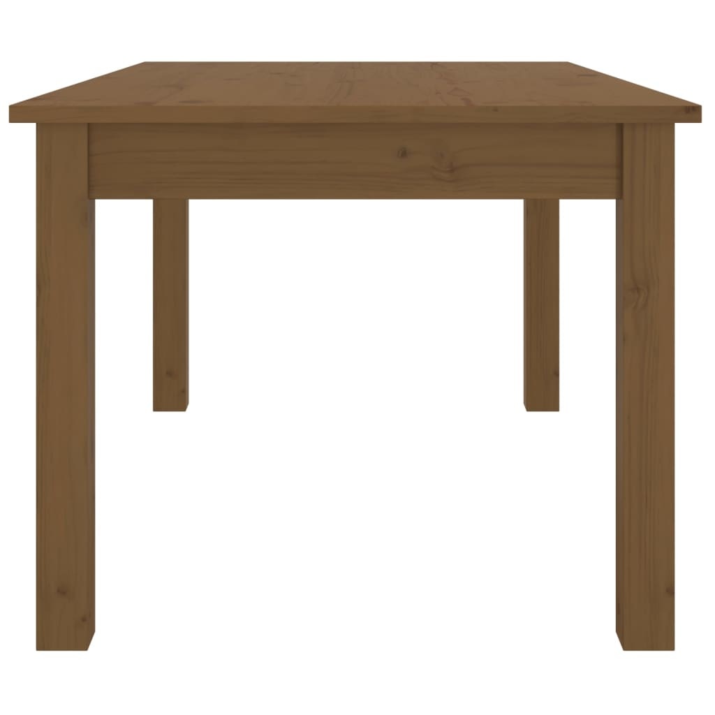 VidaXL Salontafel 80x50x40 cm massief grenenhout honingbruin