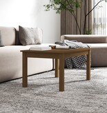 VidaXL Salontafel 80x50x40 cm massief grenenhout honingbruin