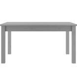 VidaXL Salontafel 80x50x40 cm massief grenenhout grijs