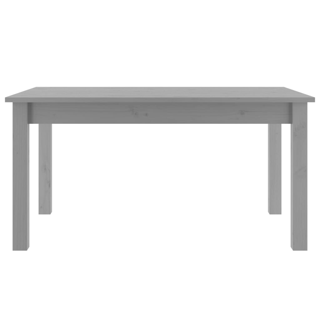 VidaXL Salontafel 80x50x40 cm massief grenenhout grijs