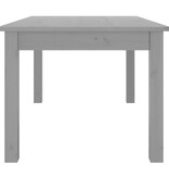VidaXL Salontafel 80x50x40 cm massief grenenhout grijs