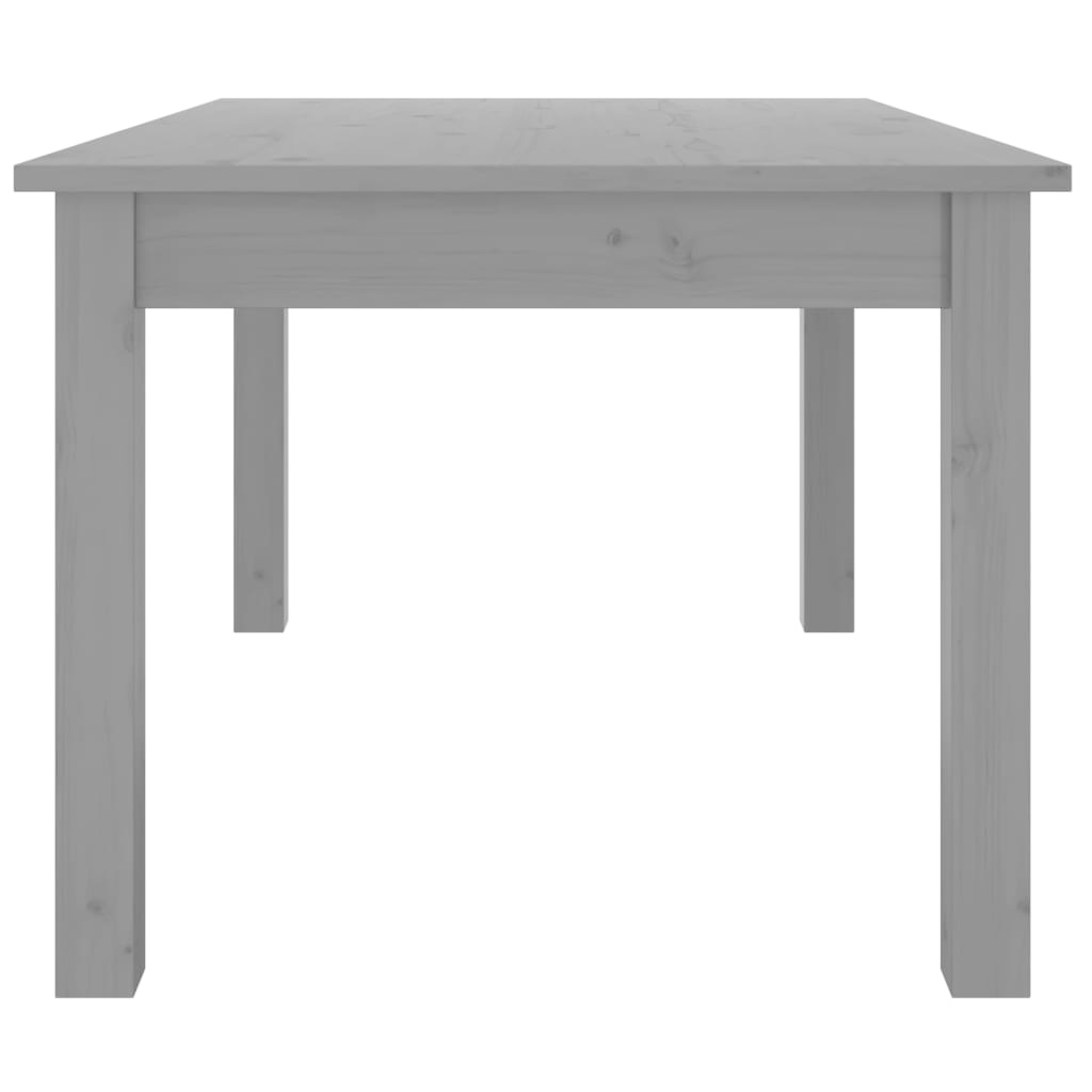 VidaXL Salontafel 80x50x40 cm massief grenenhout grijs