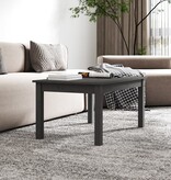 VidaXL Salontafel 80x50x40 cm massief grenenhout grijs