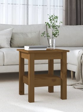 VidaXL Salontafel 35x35x40 cm massief grenenhout honingbruin