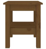 VidaXL Salontafel 35x35x40 cm massief grenenhout honingbruin