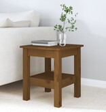 VidaXL Salontafel 35x35x40 cm massief grenenhout honingbruin