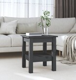 VidaXL Salontafel 35x35x40 cm massief grenenhout grijs