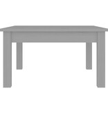 VidaXL Salontafel 55x55x30 cm massief grenenhout grijs