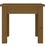 VidaXL Salontafel 35x35x30 cm massief grenenhout honingbruin