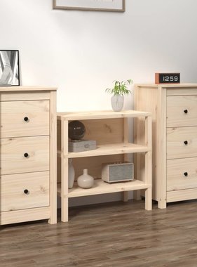 VidaXL Dressoirs 2 st 40x35x80 cm massief grenenhout