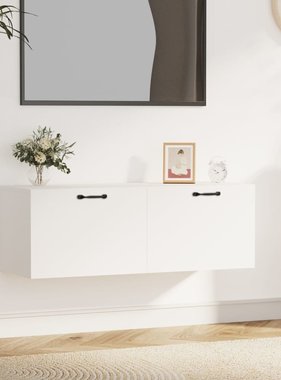 VidaXL Wandkast 100x36,5x35 cm bewerkt hout wit