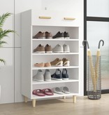 VidaXL Schoenenkast 60x35x105 cm bewerkt hout wit