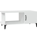 VidaXL Salontafel 90x50x40 cm bewerkt hout wit