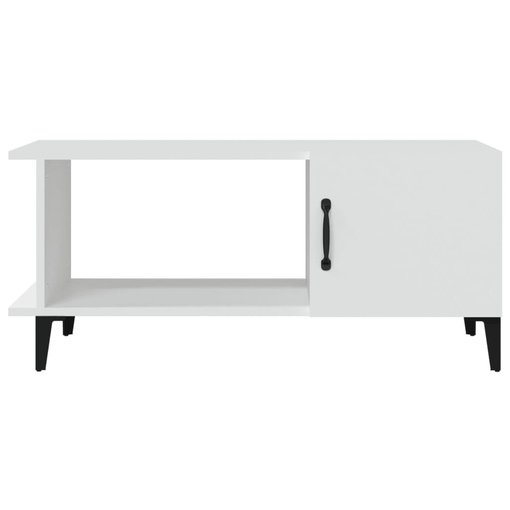 VidaXL Salontafel 90x50x40 cm bewerkt hout wit