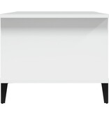 VidaXL Salontafel 90x50x40 cm bewerkt hout wit