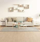 VidaXL Salontafels 2 st 50x50x40 cm bewerkt hout hoogglans wit