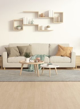 VidaXL Salontafels 2 st 50x50x40 cm bewerkt hout sonoma eikenkleurig