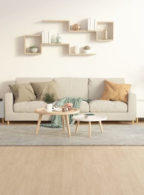 VidaXL Salontafels 2 st 50x50x40 cm bewerkt hout wit