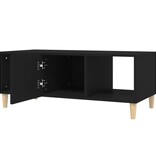 VidaXL Salontafel 102x50x40 cm bewerkt hout zwart
