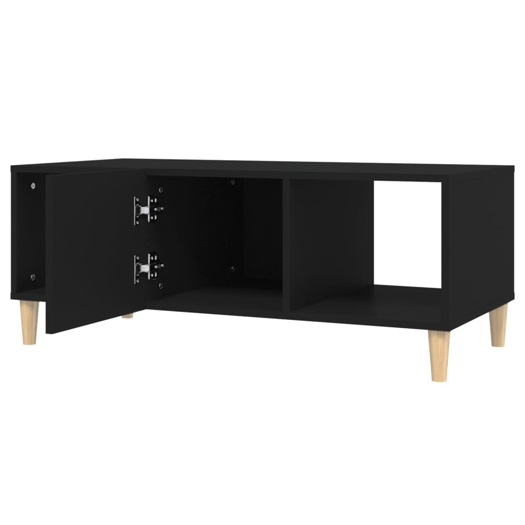VidaXL Salontafel 102x50x40 cm bewerkt hout zwart