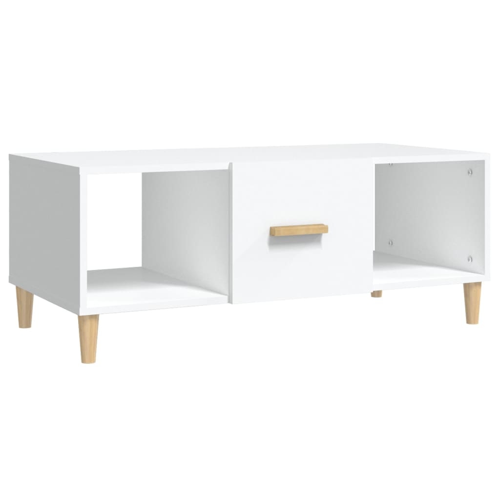 VidaXL Salontafel 102x50x40 cm bewerkt hout wit