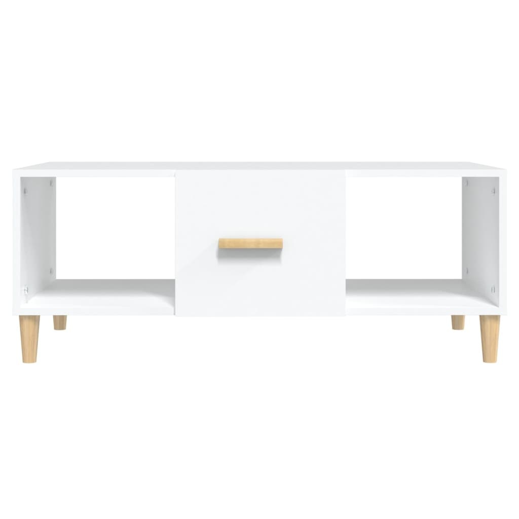 VidaXL Salontafel 102x50x40 cm bewerkt hout wit