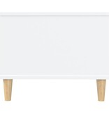 VidaXL Salontafel 102x50x40 cm bewerkt hout wit