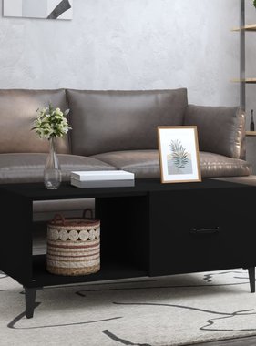 VidaXL Salontafel 90x50x40 cm bewerkt hout zwart