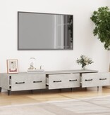 VidaXL Tv-meubel 150x34,5x30 cm bewerkt hout betongrijs