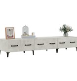 VidaXL Tv-meubel 150x34,5x30 cm bewerkt hout betongrijs