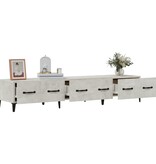 VidaXL Tv-meubel 150x34,5x30 cm bewerkt hout betongrijs