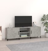 VidaXL Tv-meubel 150x30x50 cm bewerkt hout betongrijs
