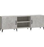 VidaXL Tv-meubel 150x30x50 cm bewerkt hout betongrijs